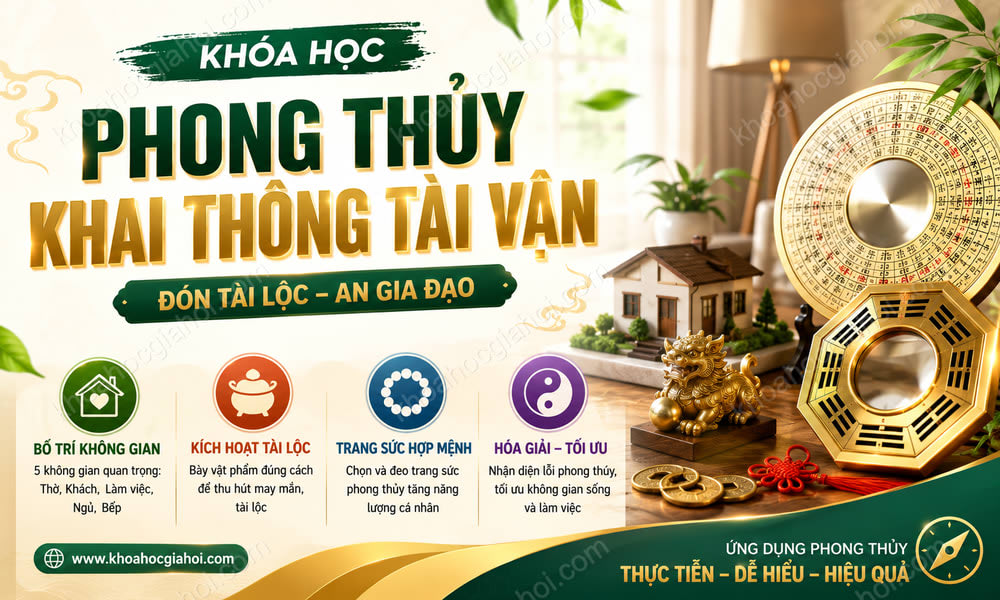 Khóa Học Phong Thủy Khai Thông Tài Vận