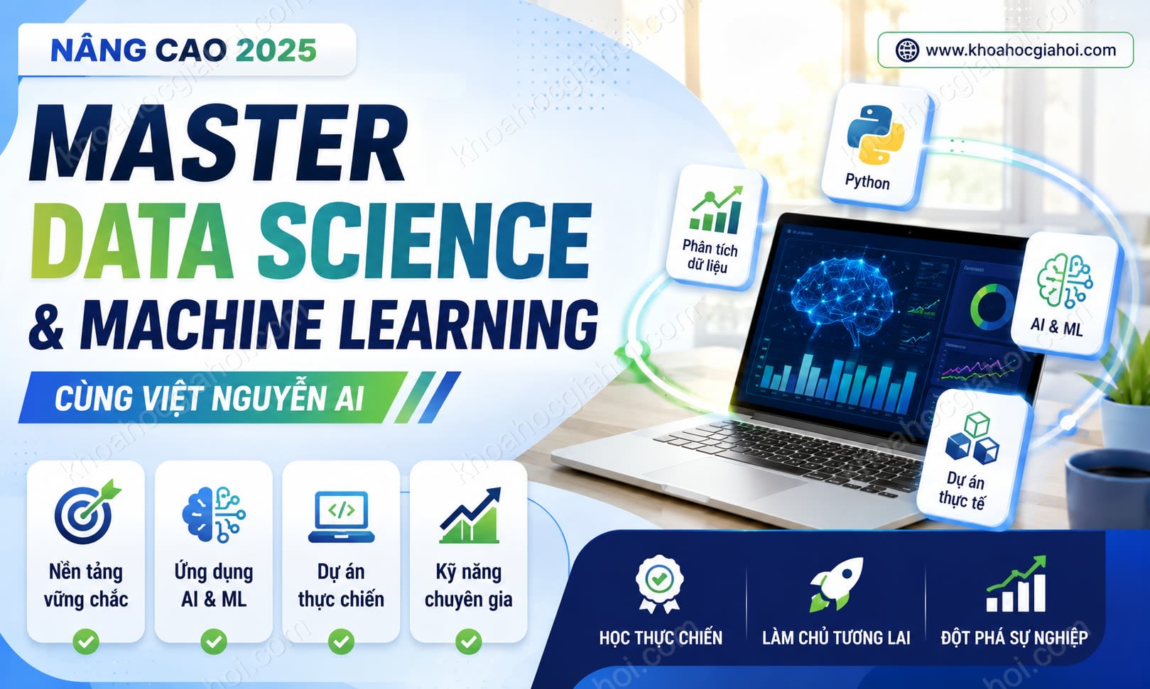 Khóa Học Master Data Science & Machine Learning Nâng Cao 2025 Cùng Việt Nguyễn AI