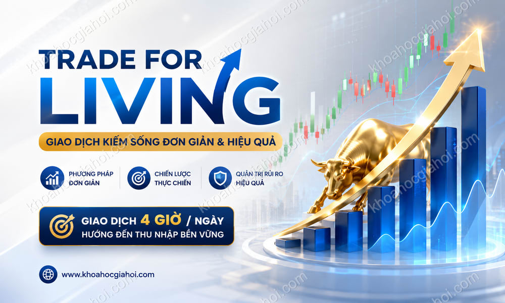 Khóa Học Trade For Living – Giao Dịch Kiếm Sống Đơn Giản & Hiệu Quả Cùng Tôi Đi Trade Dạo
