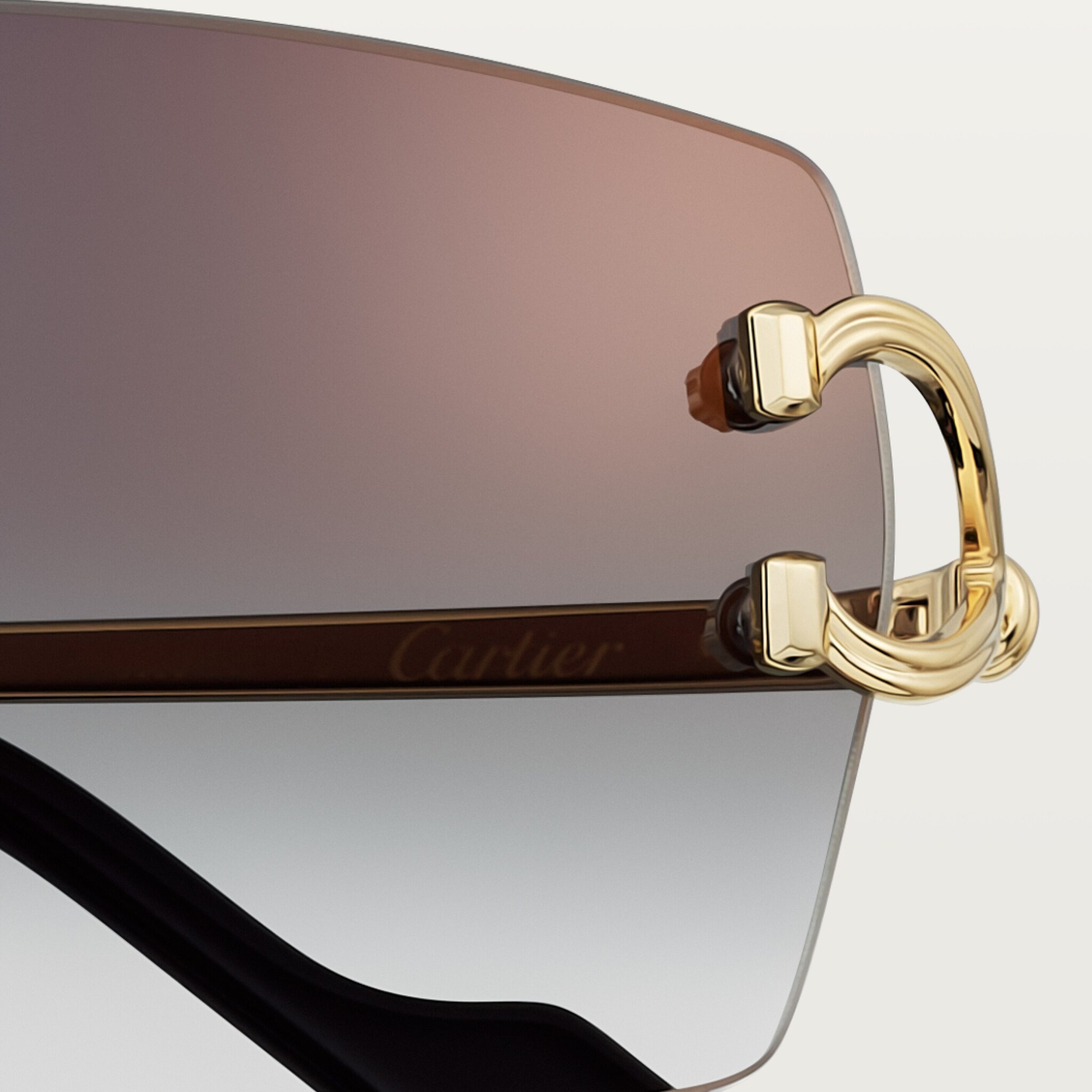 Klasik C de Cartier motifli güneş gözlükleri 5