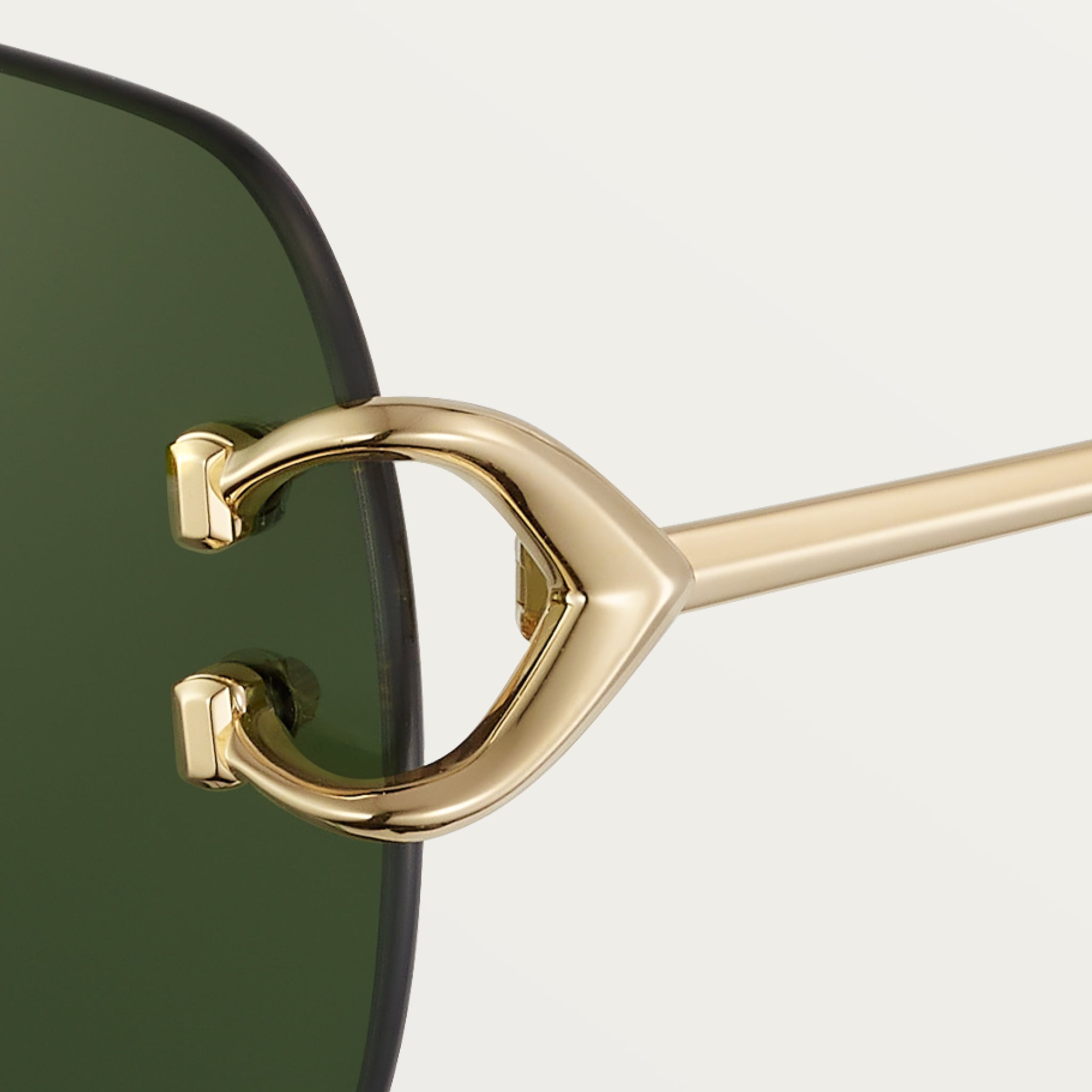 Klasik C de Cartier motifli güneş gözlükleri 6