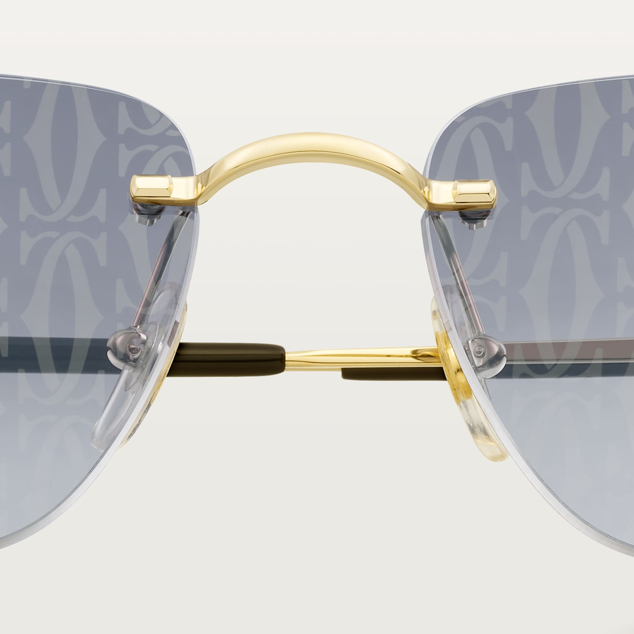 Klasik C de Cartier motifli güneş gözlükleri 5