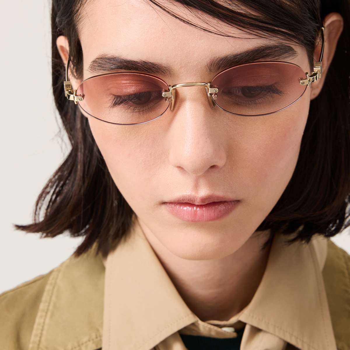 Miu Miu SMUA54 — Miu Miu Logo Güneş Gözlüğü 6