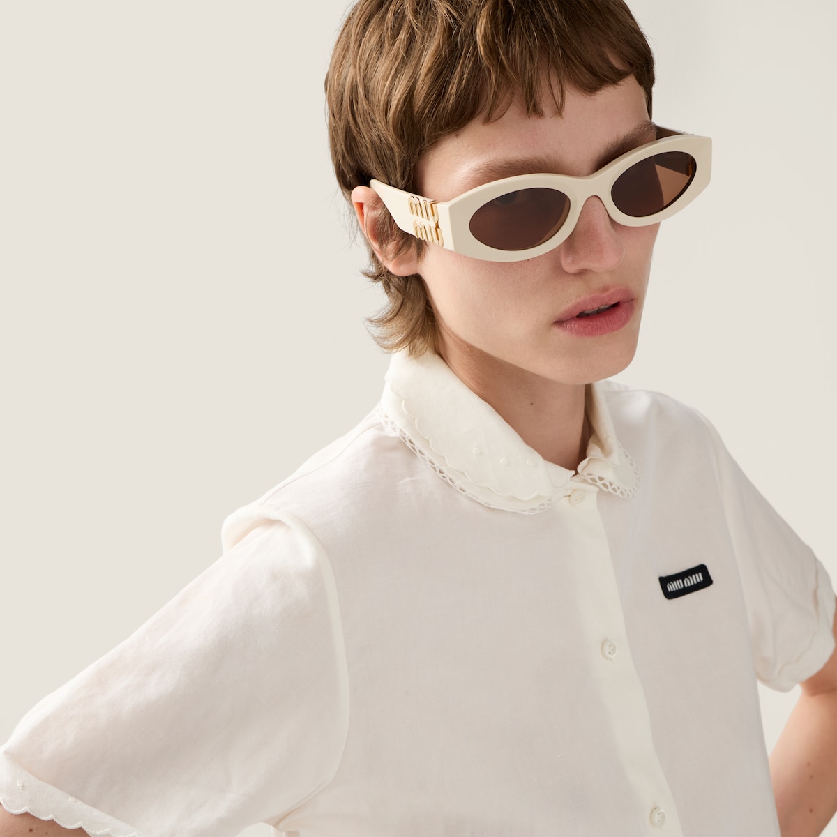 Miu Miu SMU11W — Miu Glimpse Güneş Gözlüğü 6