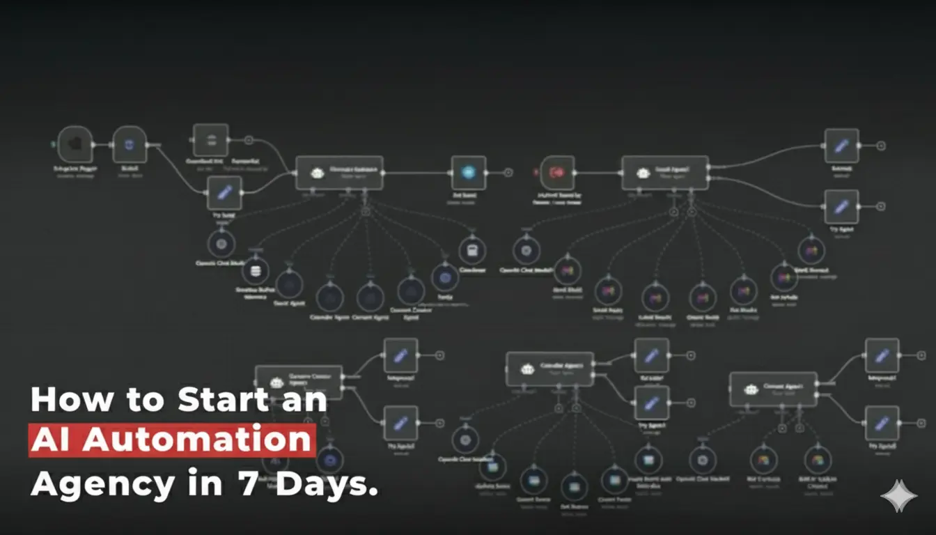 How to Start an AI Automation Agency in 7 Days.