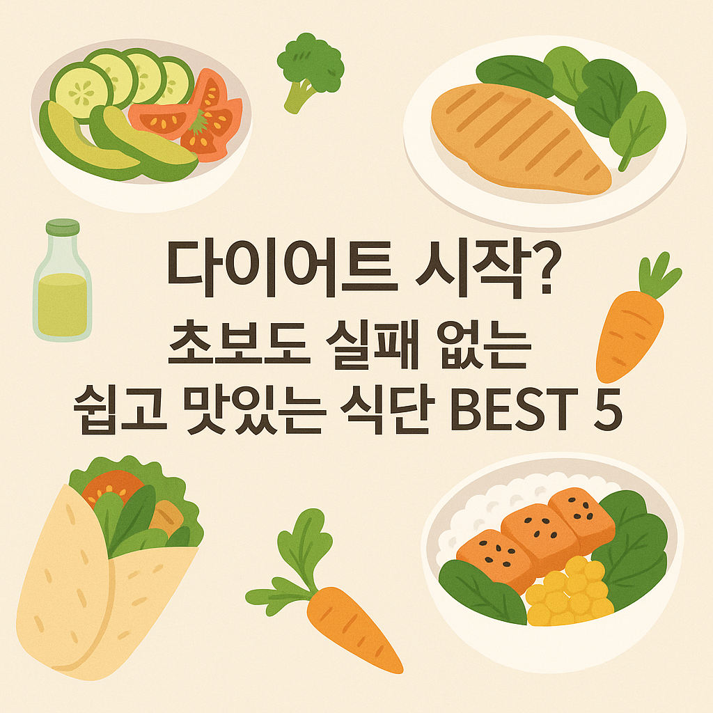 쉽고 맛있는 다이어트 식단 대표 이미지