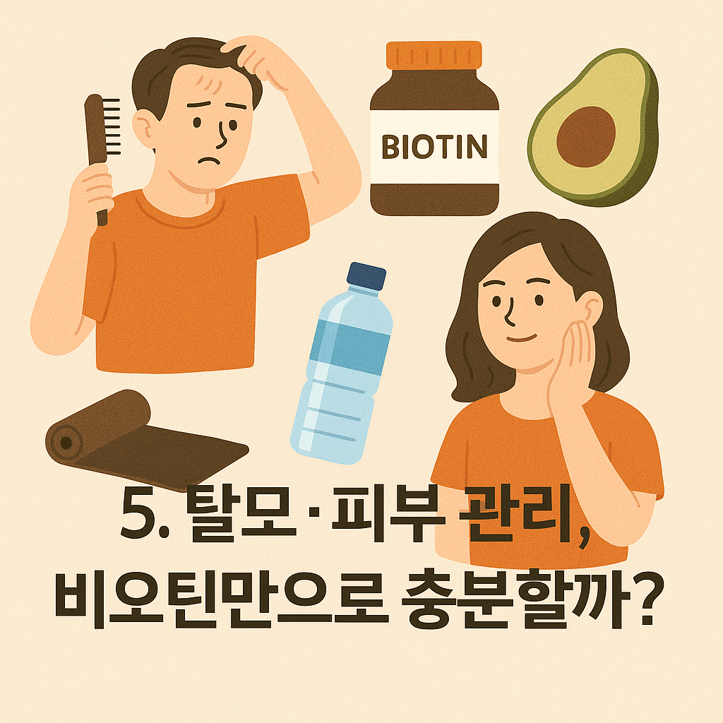 다양한 탈모 및 피부 건강 관리 이미지