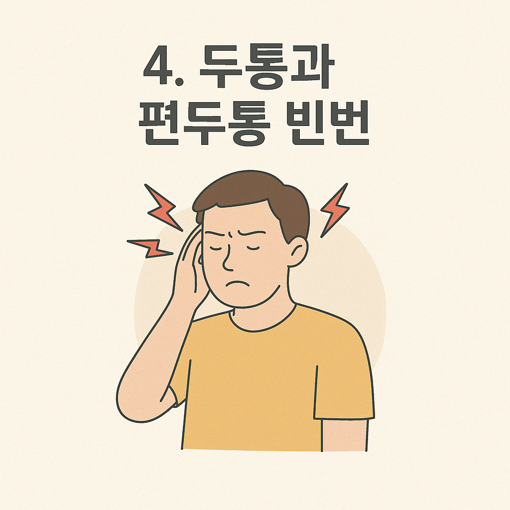 두통 이미지