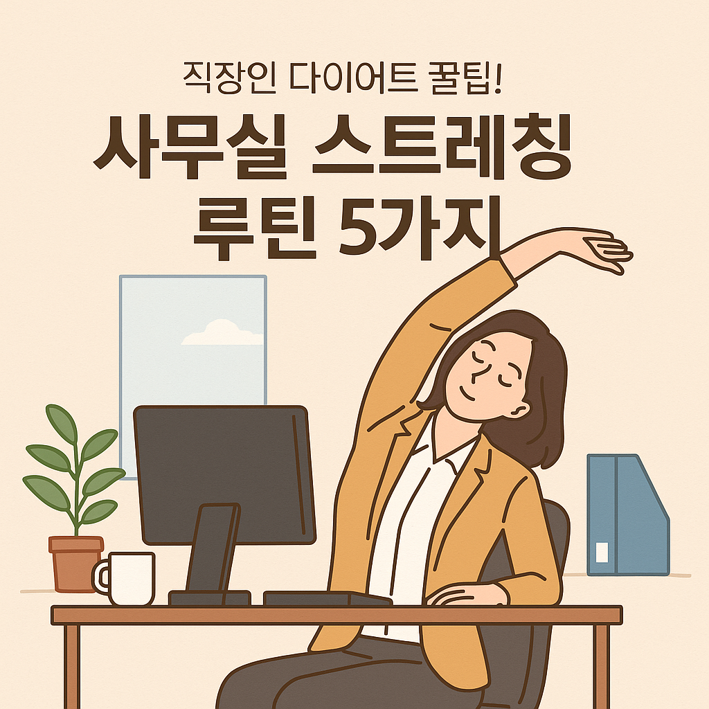 사무실 스트레칭 대표 이미지