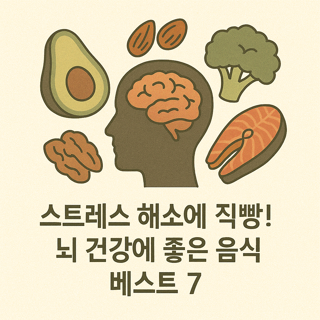 뇌 건강 음식 대표 이미지