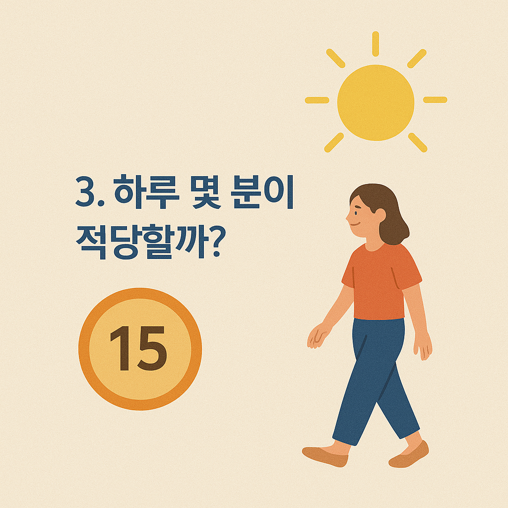 햇빛 쬐는 시간