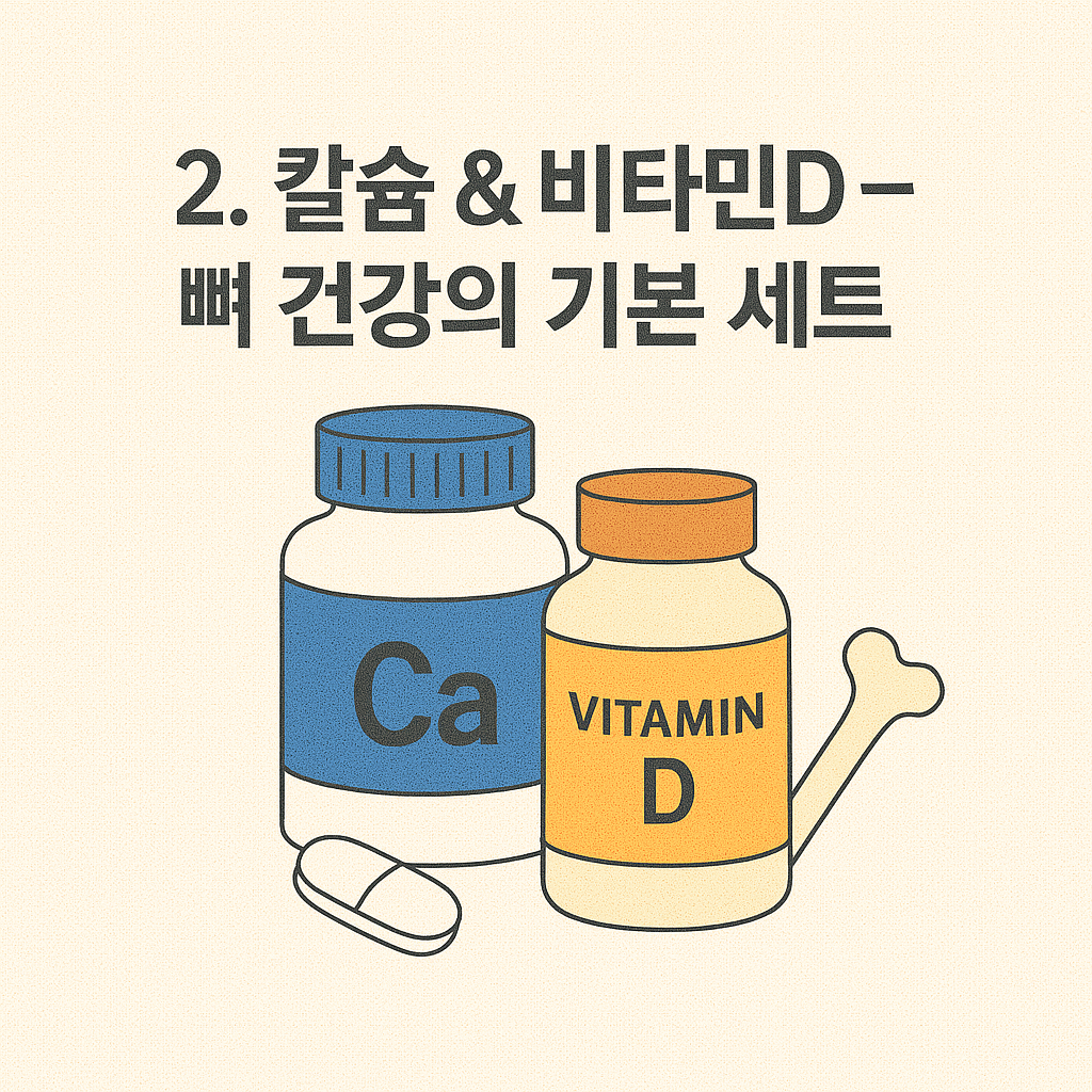 칼슘과 비타민D 영양제