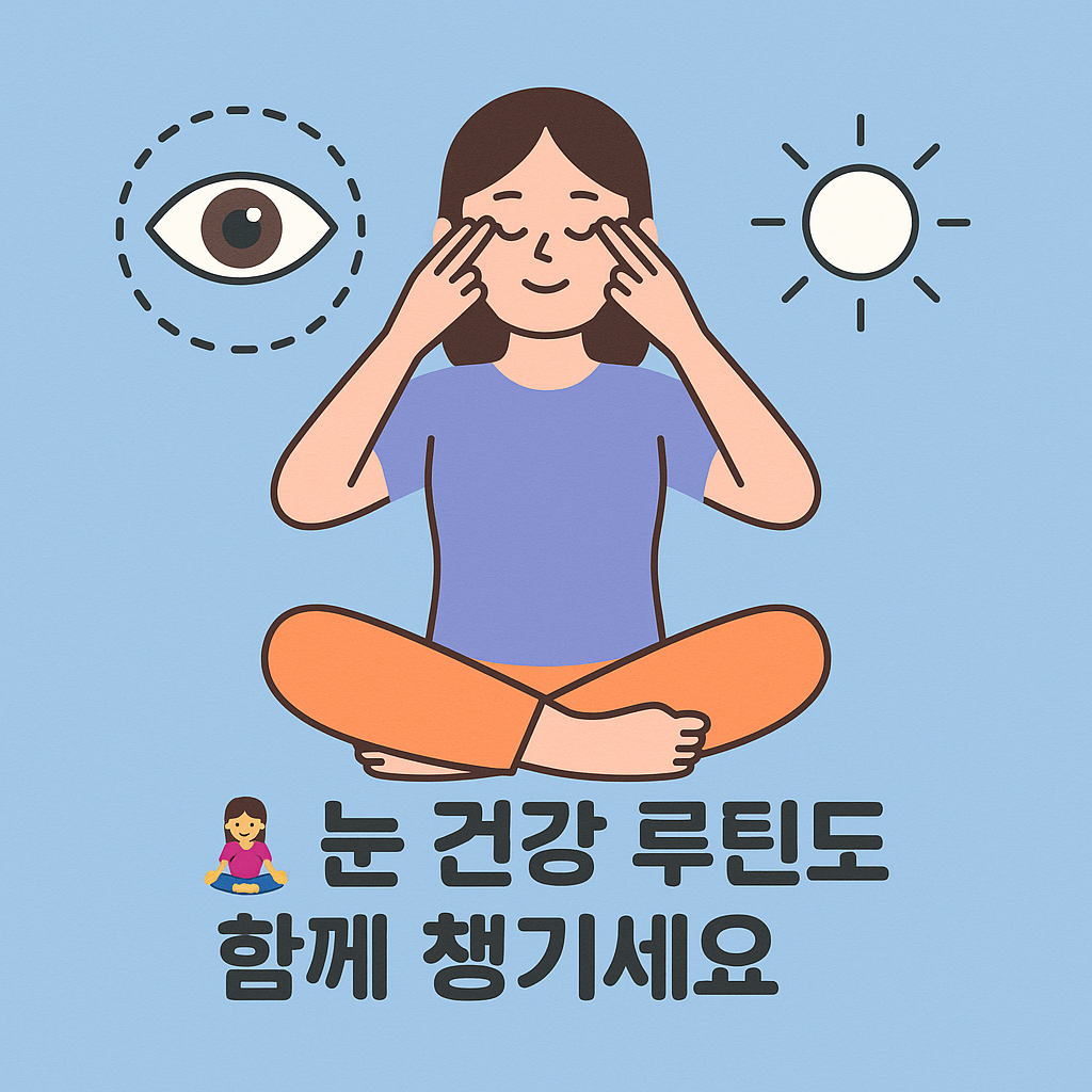 눈 건강 루틴 이미지