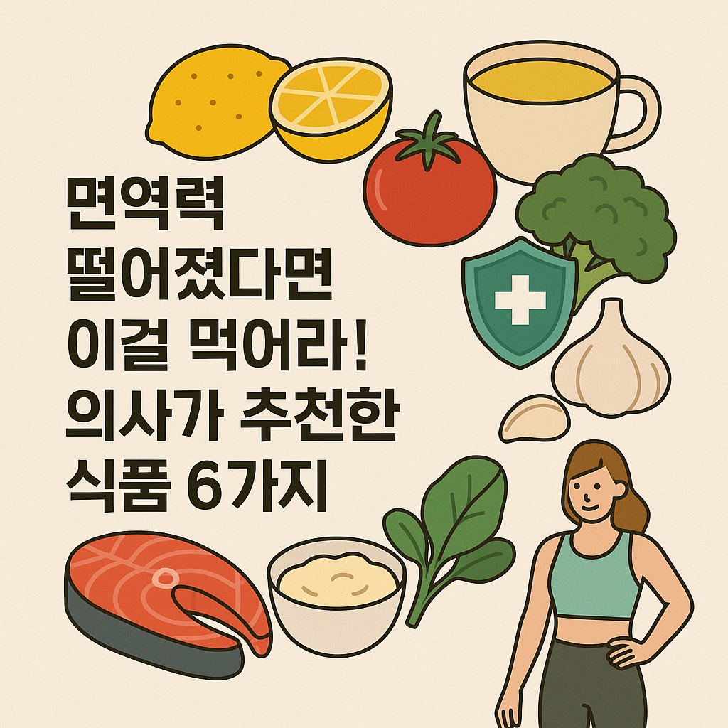 면역력 높이는 음식 대표 이미지