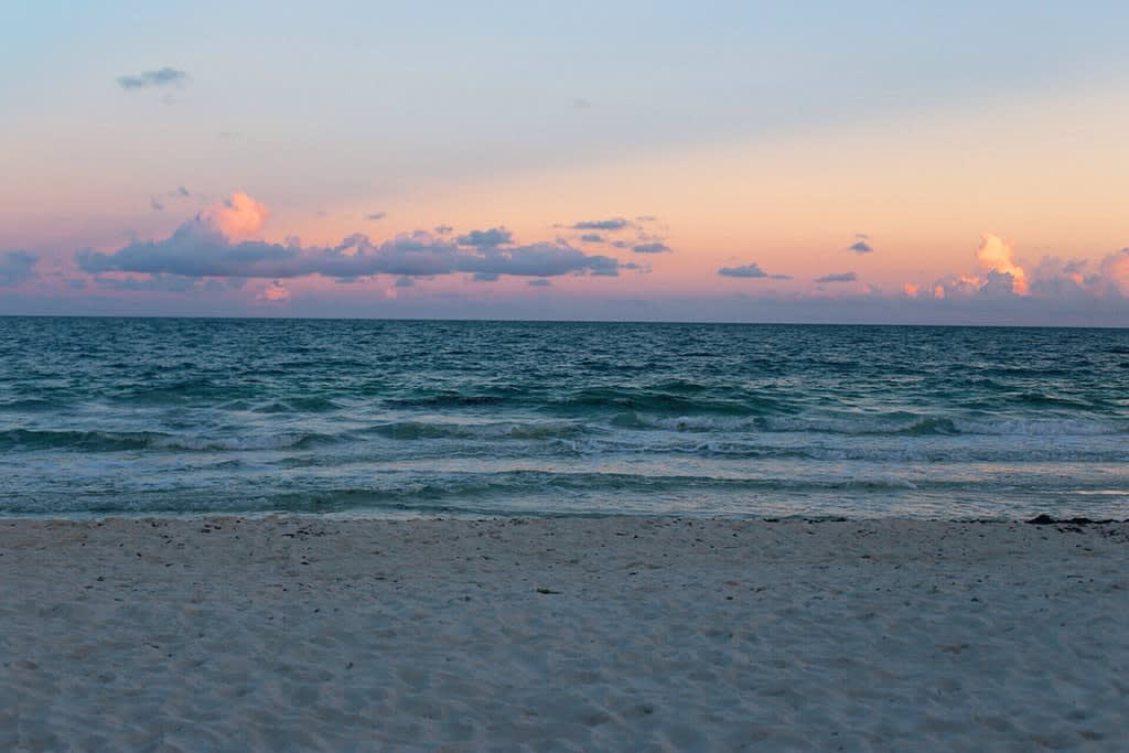 la playa