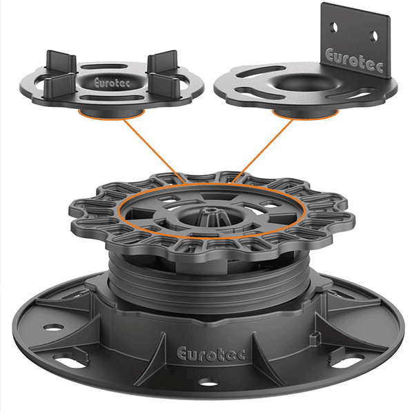 Eurotec pedestal deck system Archives • Deck and Door Company
