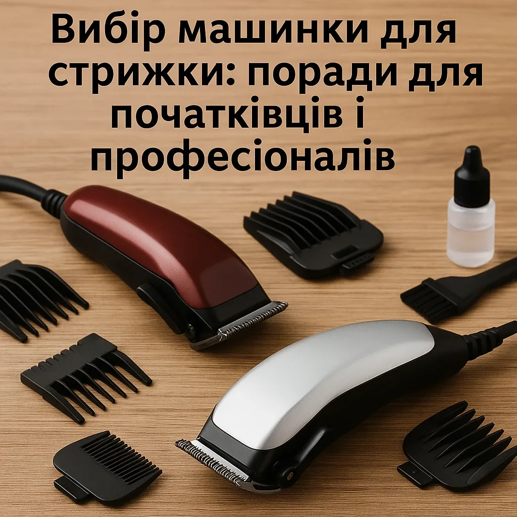 Вибір машинки для стрижки: поради для початківців і професіоналів