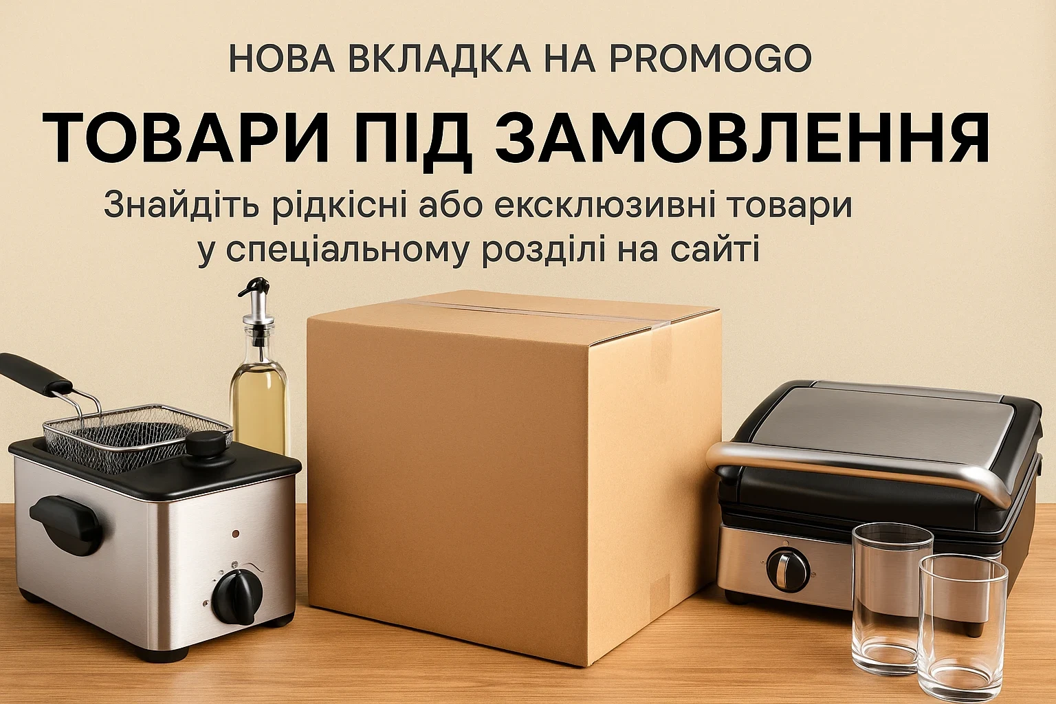 Нова вкладка на Promogo — “Товари під замовлення”