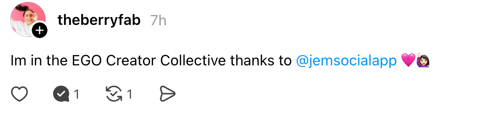 Real brand feedback from a Jem Social campaign