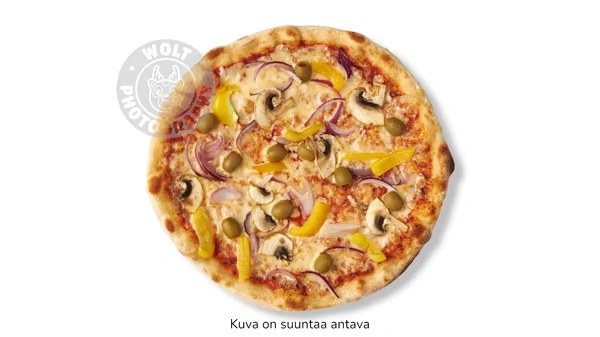 BBQ Vegetariana Perhe Pizza