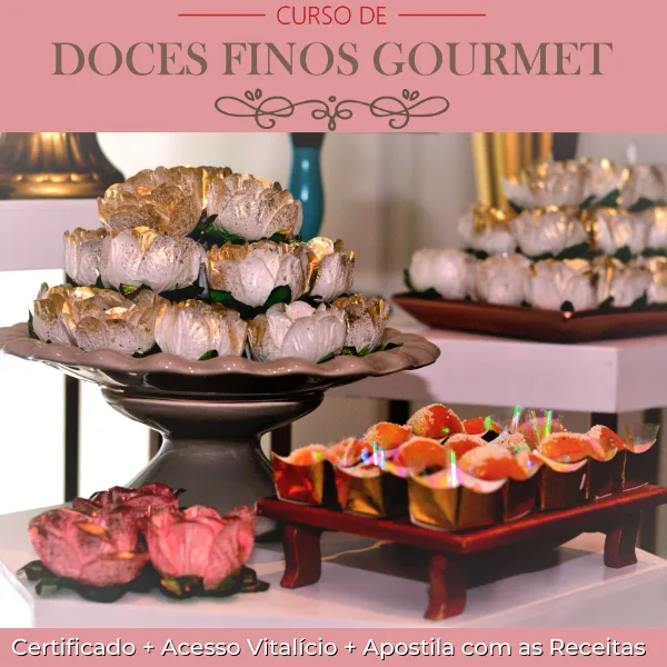 Curso de Doces Finos Gourmet