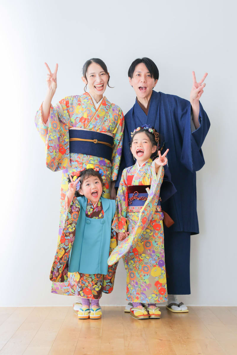 モダンフラワー（親子お揃い）の画像2