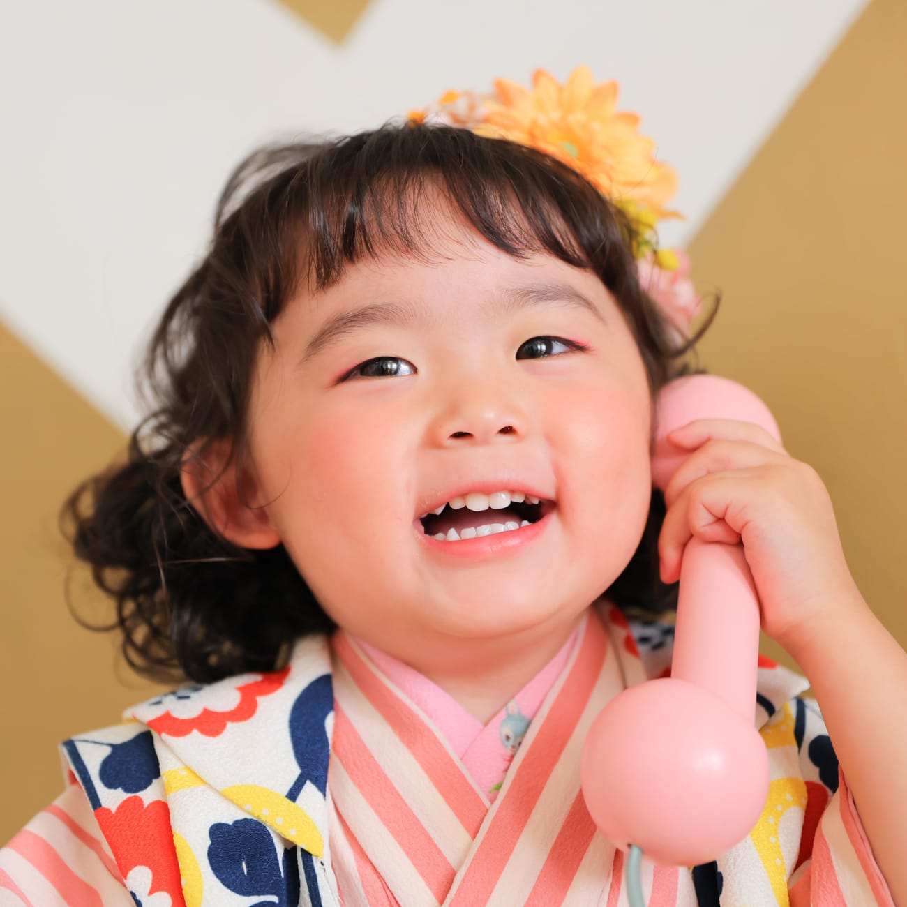 【堀江公園店】ツボっちゃった！？笑顔がカワイイ2歳女の子の七五三撮影！