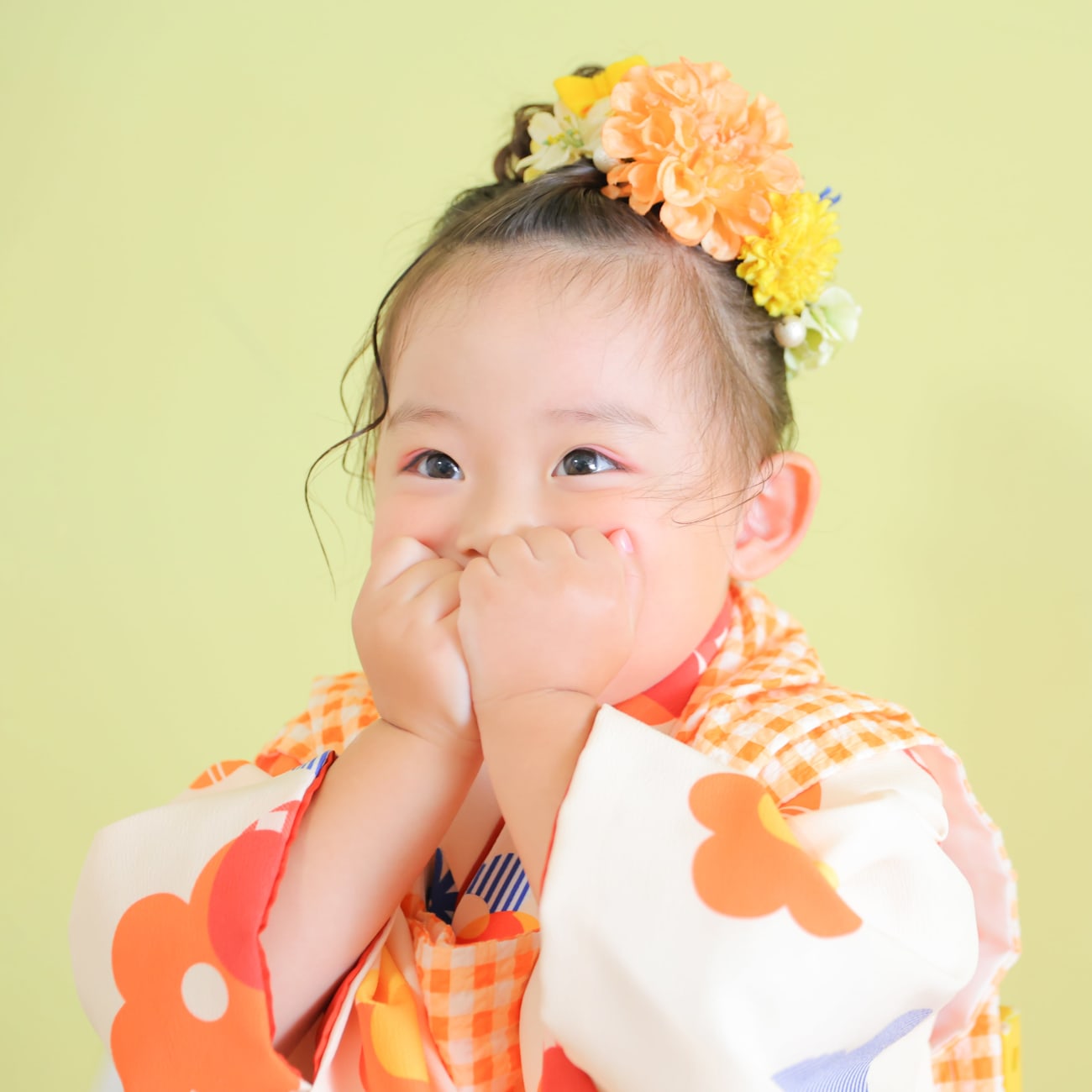 【堀江公園店】HAPISTAオリジナル着物がとっても似合う可愛い3歳女の子の七五三撮影📸🌼