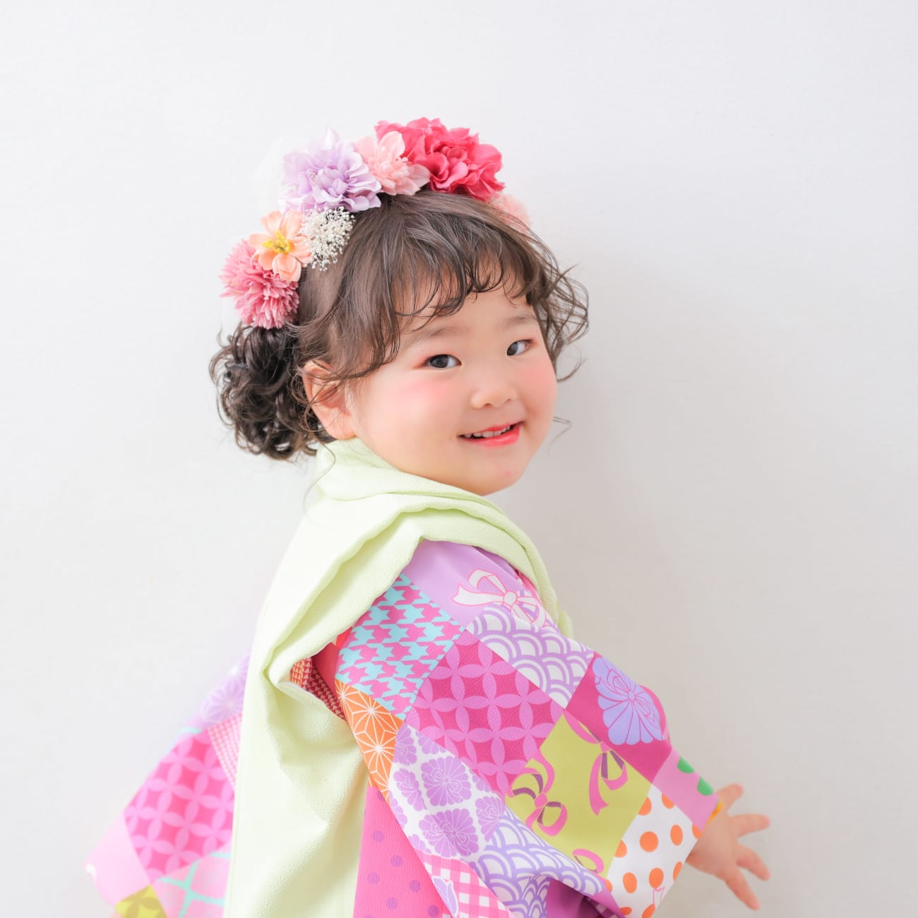 【阪急西宮ガーデンズ店】🩷ピンク大好き🩷3歳女の子の七五三撮影✨