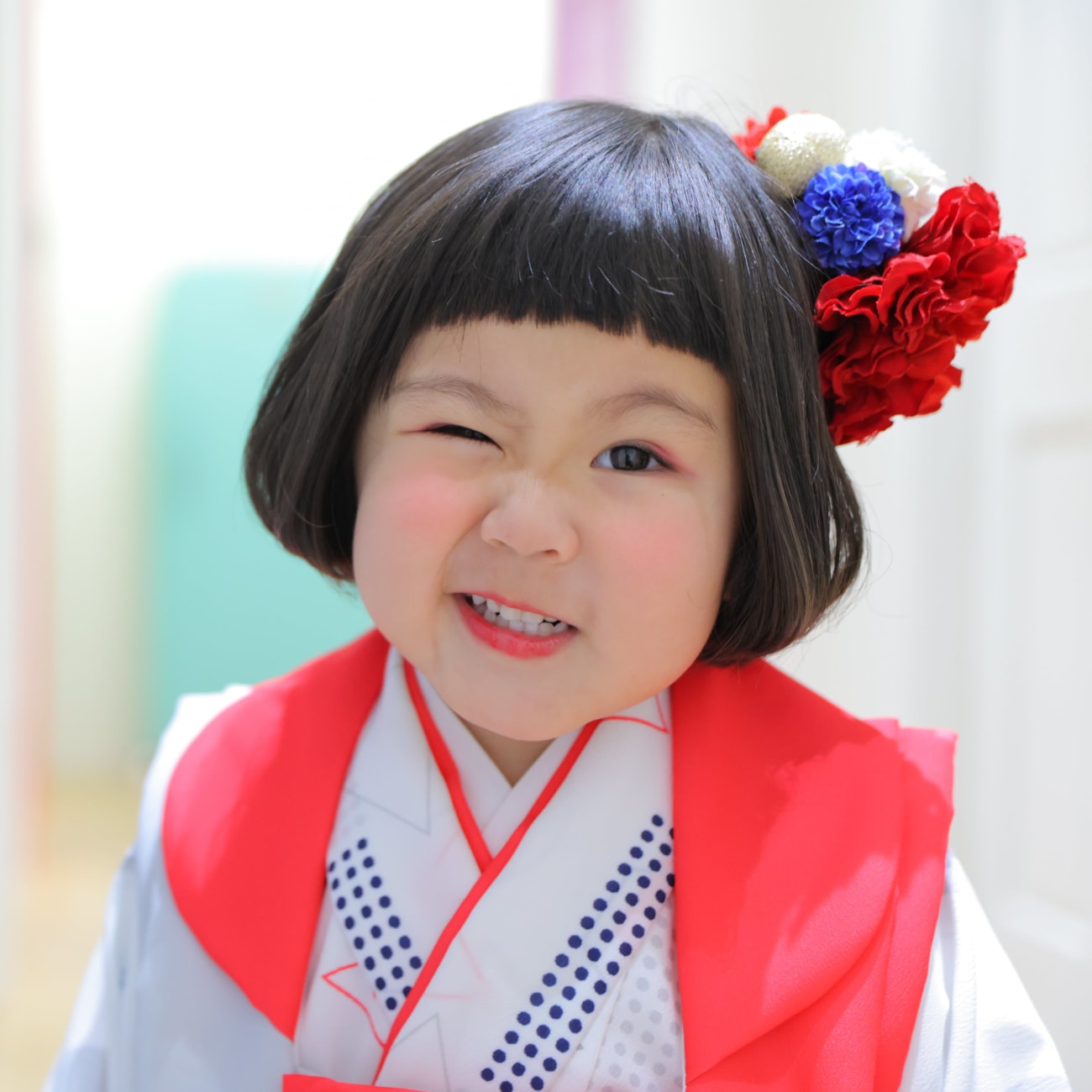 【堀江公園店】三歳女の子の七五三💐💗