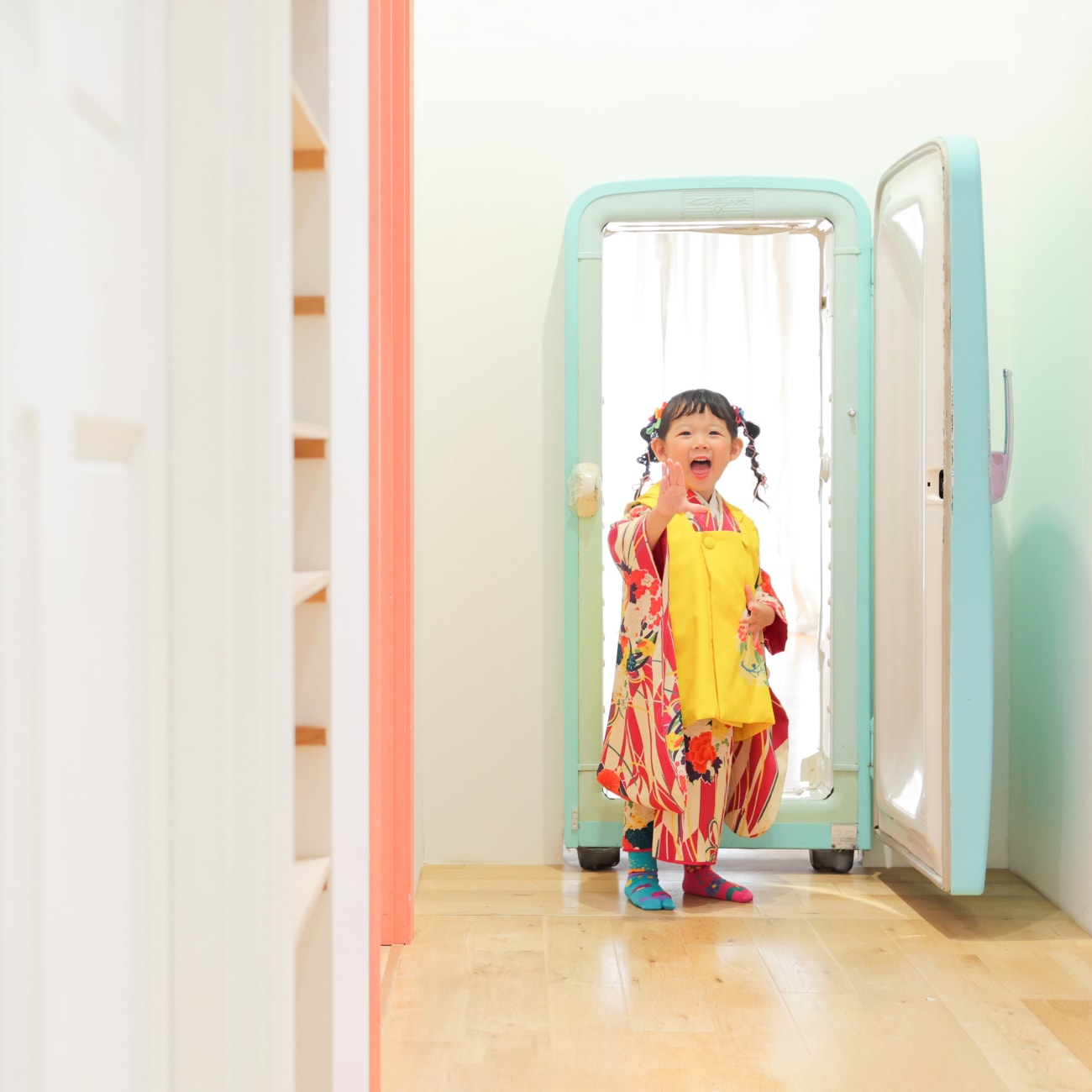 可愛すぎる3歳女の子の753撮影💓