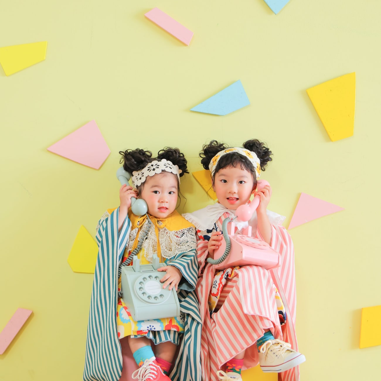 【HAPISTA堀江公園店】おそろい着物♡激かわ姉妹📸