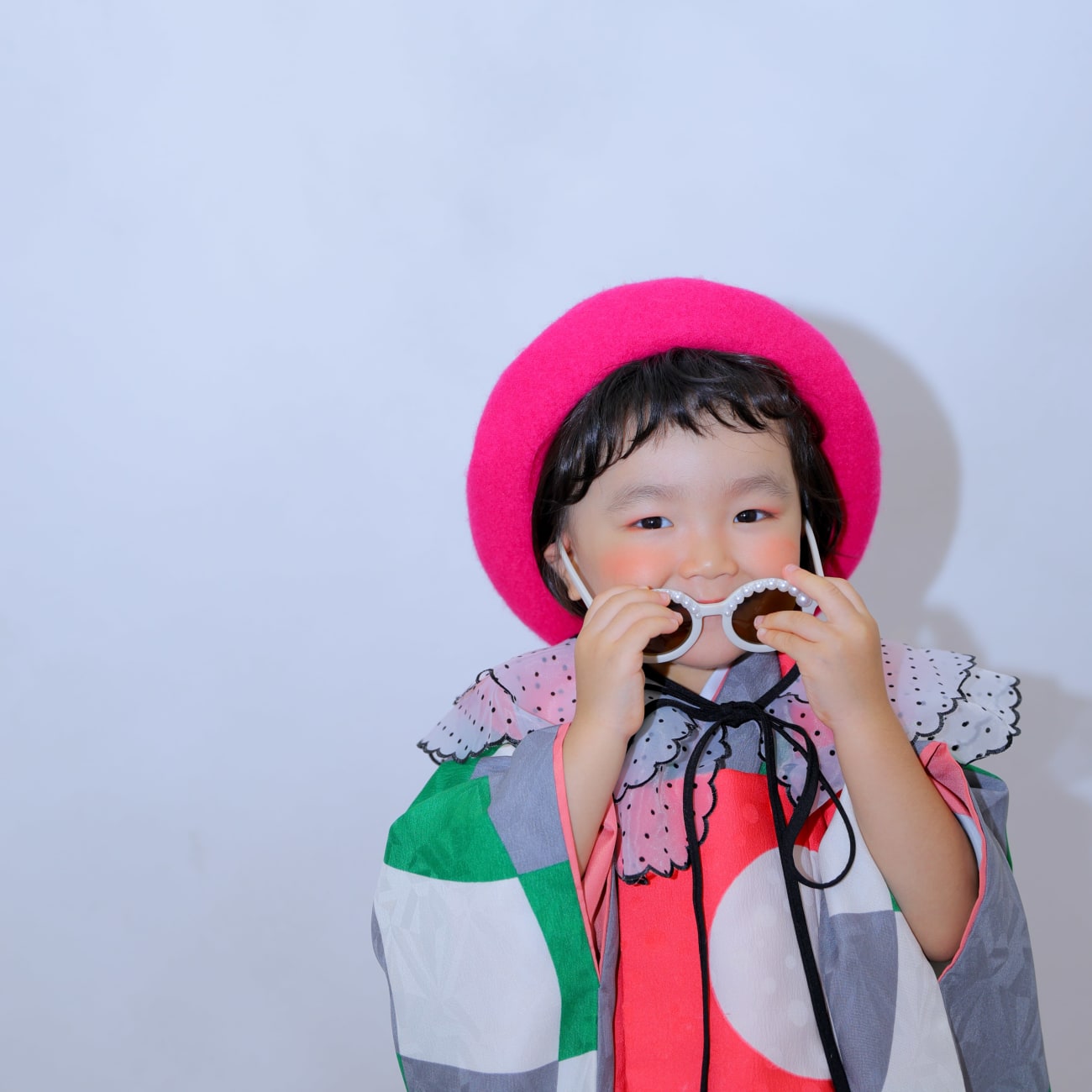 【阪急西宮ガーデンズ店】💚🩷元気いっぱい！！可愛すぎる3歳女の子の七五三🩷💚