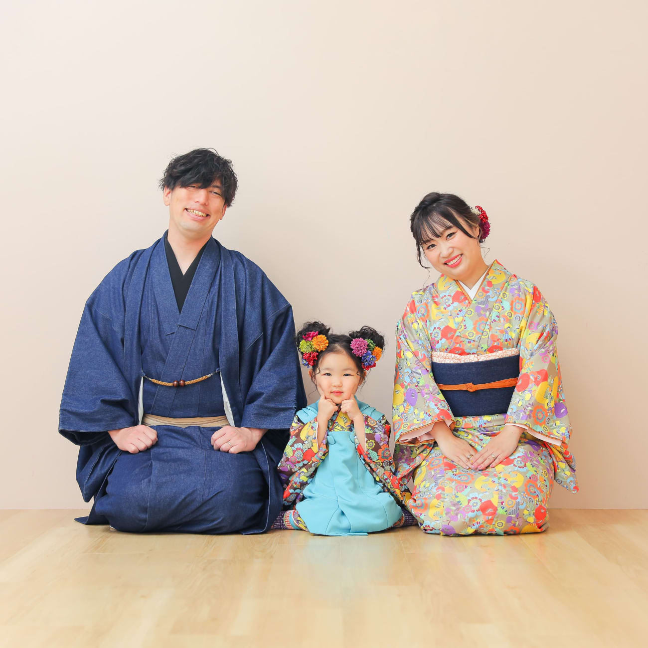 【七五三】家族で着物撮影！