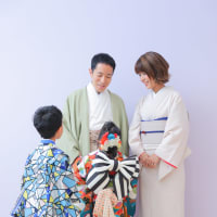 【HAPISTA尼崎店】みんなでお着物！夏らしさ全開！！双子の七五三👦👧