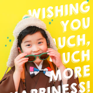 七五三　記念写真　男の子　キッズフォトハウス　HAPISTA