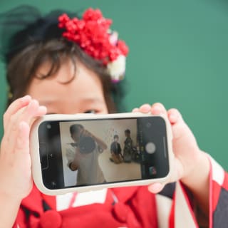 七五三前撮り　兄妹　写真スタジオ　なかもず