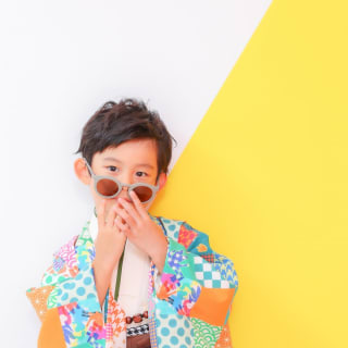 七五三　記念写真　男の子　キッズフォトハウス　HAPISTA