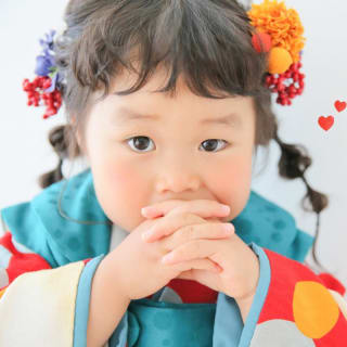 七五三　記念写真　女の子　キッズフォトハウス　HAPISTA