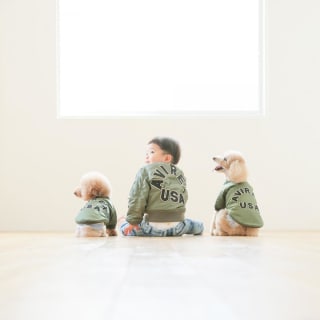 お誕生日　バースデー　男の子　わんちゃん　キッズ写真 　HAPISTA