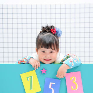 七五三　3歳　女の子　着物　被布