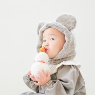 バースデー　お誕生日　赤ちゃん　ネズミ　キッズ写真　HAPISTA