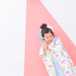 3歳女の子の七五三　フォトスタジオ　ハピスタ