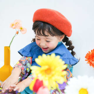 七五三　3歳　女の子　着物