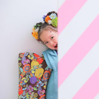 七五三　バースデー　キッズ写真 　ハピスタ