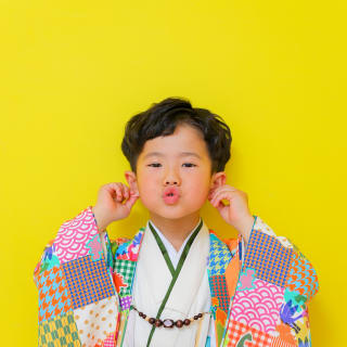 七五三　記念写真　男の子　キッズフォトハウス　HAPISTA