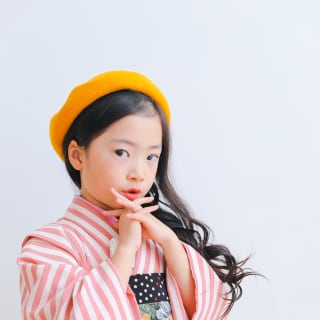 七五三　記念写真　7才女の子　キッズフォトハウス　HAPISTA