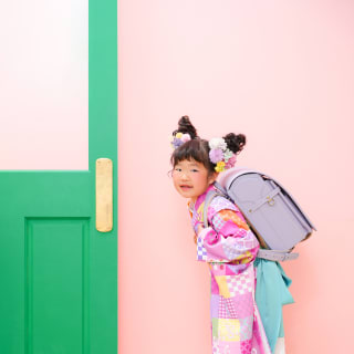七五三　七五三撮影　7歳　7歳女の子　キッズフォトスタジオ　大阪フォトスタジオ