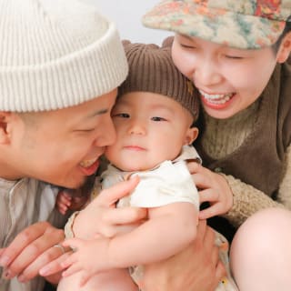 家族写真　バースデー