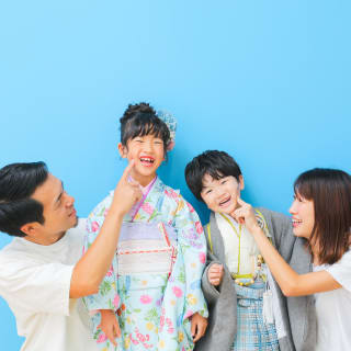 5歳男の子　7歳女の子　きょうだい　七五三